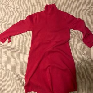 Cute pink Zara knit dress
